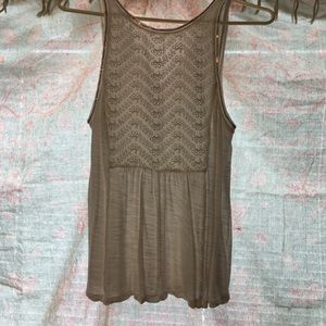 Lace tank top